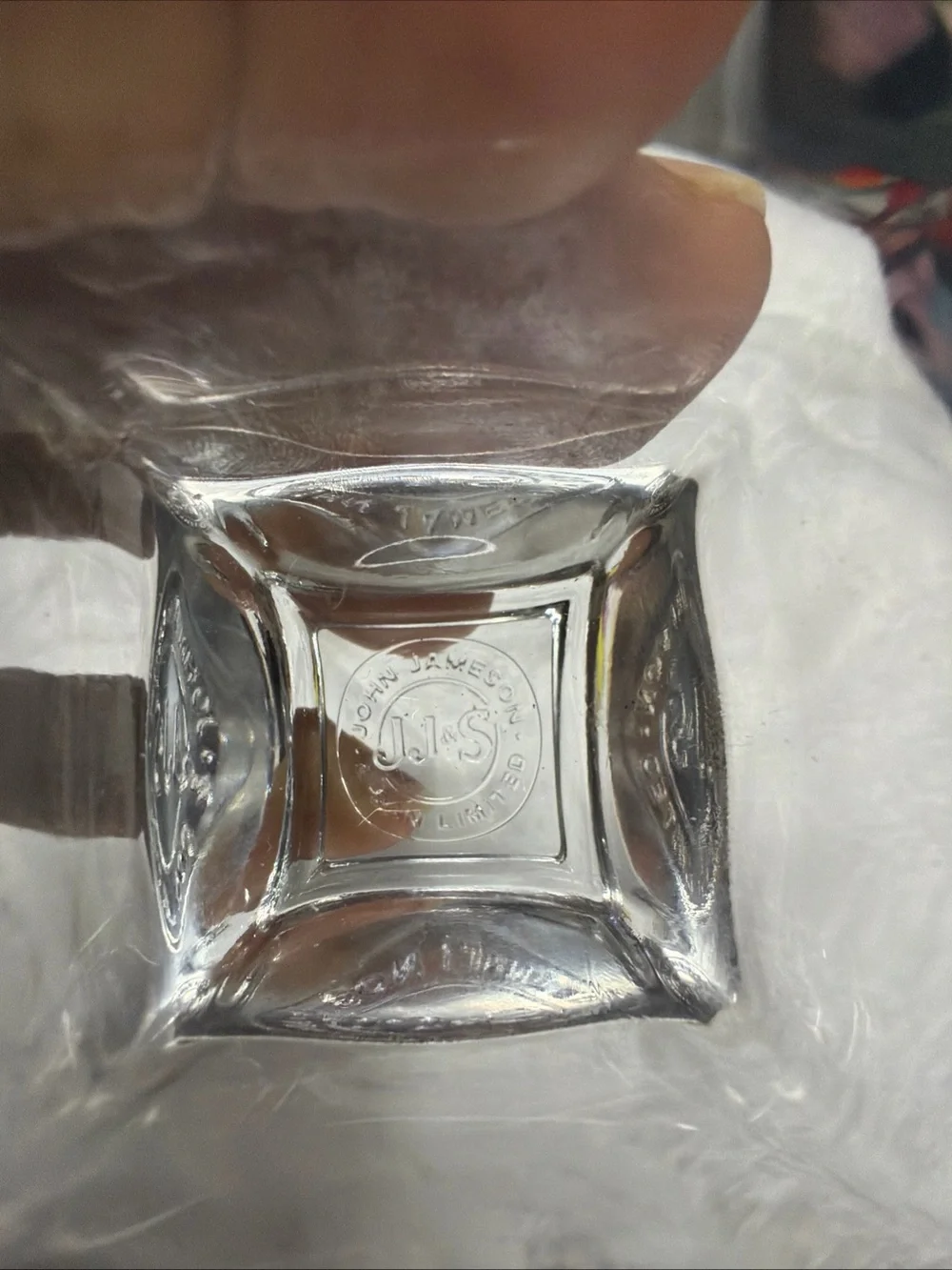 Jameson embossed 1.5 o Embossed Clear Shot Glass - Branded